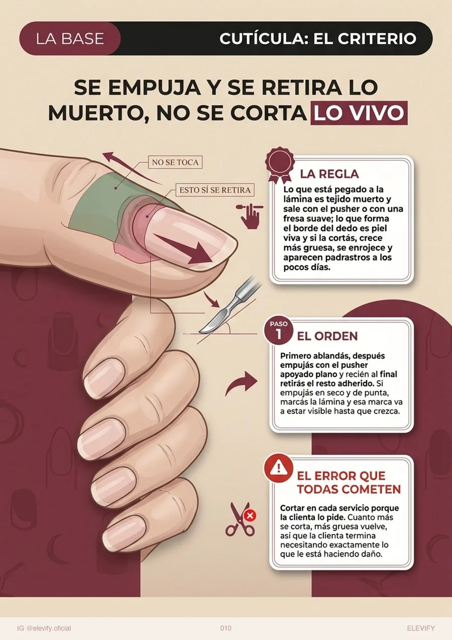 Cutícula: el criterio
